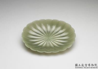 图片[2]-Jade flower shaped plate, India-China Archive